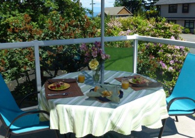 Eating on your sundeck